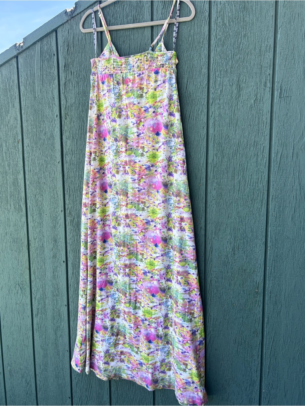 Floral Watercolor Volcom Maxi Dress - Multicolor - Picture 2 of 7